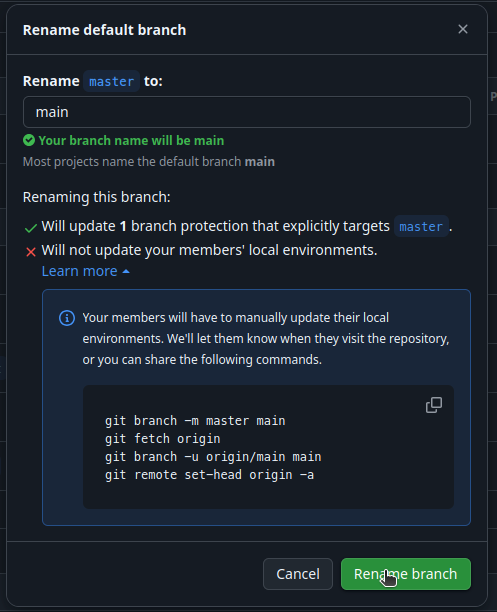 Learn more button